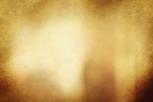 An eerie golden bronze colored grunge texture or background with space for text or image. 
