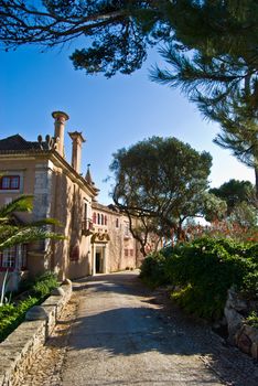 part of the old village of Cascais in Portugal