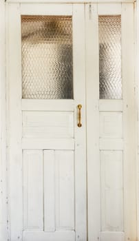 old white door