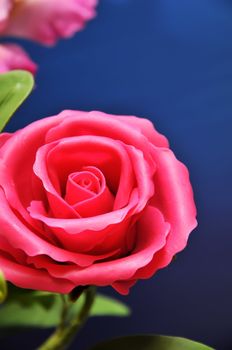 Plastic flower garlands