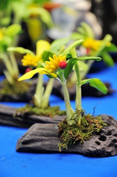 Beautiful bouquet of artificial Banana tree