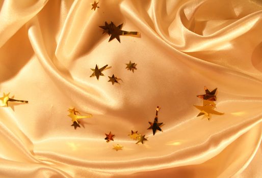 New year holiday golden silk can use as background 

