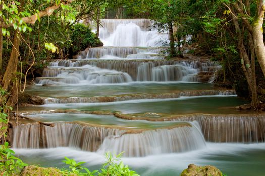 Deep forest Waterfall in Thailand