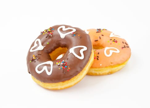 donuts isolated on a white background