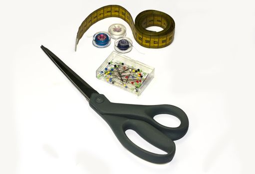 scissors and other sewing tools