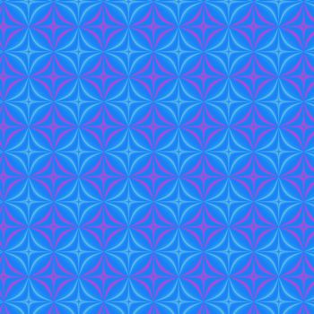 repeating ornament from abstract dark blue and purple rhombuses