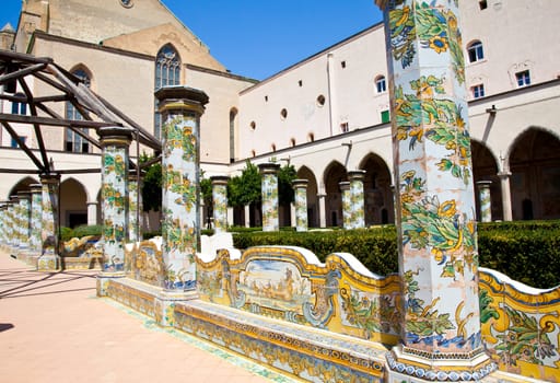 Santa Chiara is a religious complex in Naples, southern Italy, that includes the Church of Santa Chiara and a monastery