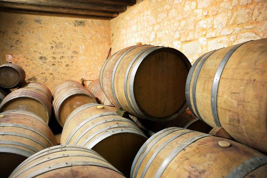 Wine barrels