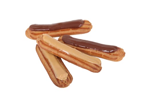 Selection of eclairs