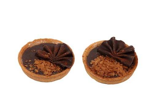 Two chocolate tarts