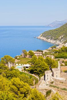 The view of the ocean, Majorca, Spain