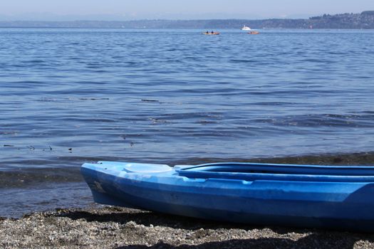 Kayak on the beach.