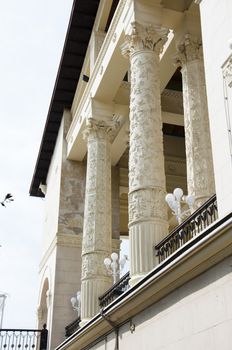 The building of the marine station in Sochi. The architectural monument built 50 years