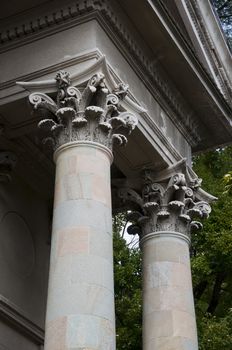 The monument of architecture of the Stalin era. Sanatorium Metalurg. Sochi