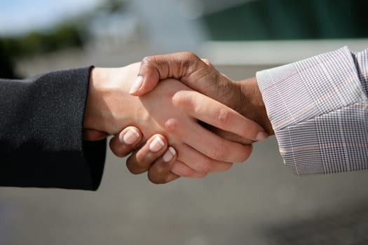 Business handshake