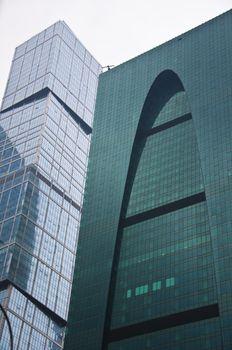Modern Moscow International Business Center in the capital of Russia
