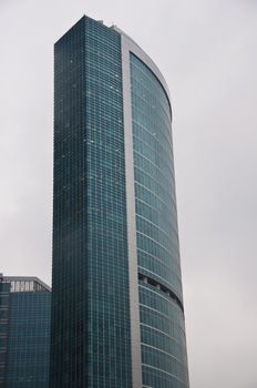 Modern Moscow International Business Center in the capital of Russia