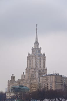 The architectural monument built 50 years. Moscow, Russia
