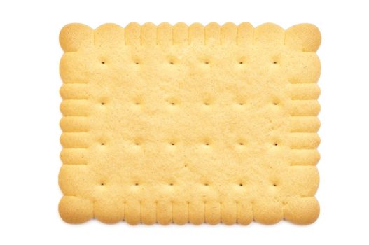 biscuit on white background with clipping path