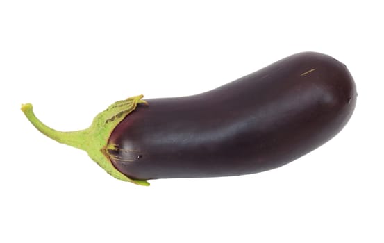 Eggplant on a white background 