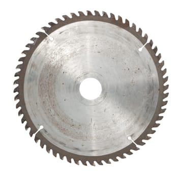 Circular saw isolated over a white background 