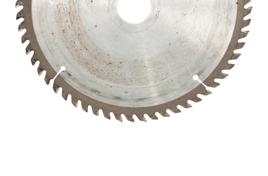 Circular saw isolated over a white background 