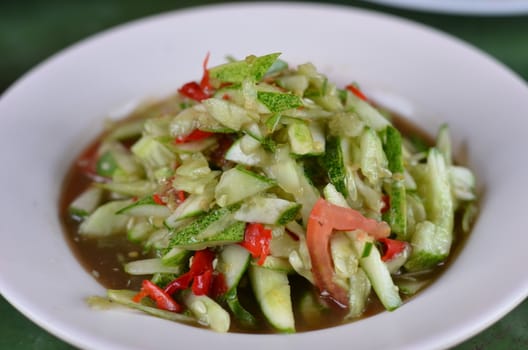 String bean spicy salad , thai spicy food