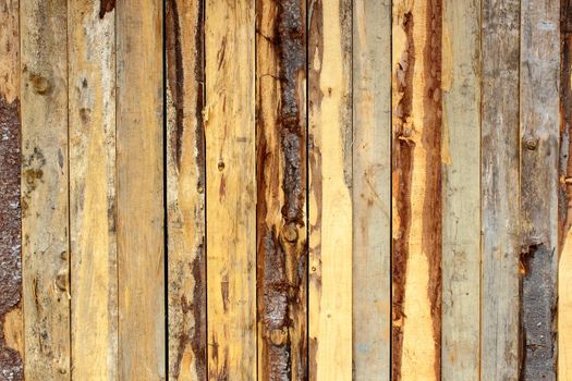 rough wooden texture at an improvised lodge in the mountains