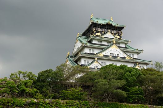 The Osaka Castle. One of Japans most famous castles
