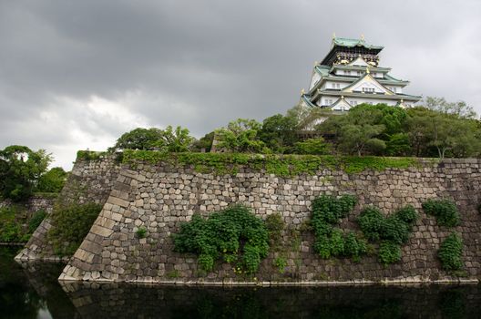 The Osaka Castle. One of Japans most famous castles