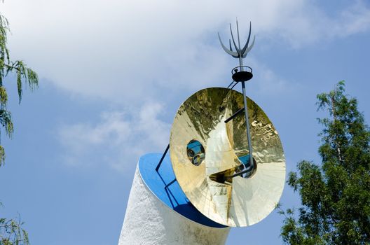 Detail of the Tower of the Sun at the world Expo Commemoration Park in Suita, Osaka, Japan