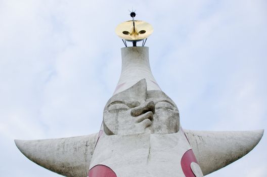 Tower of the Sun (太陽の塔 Taiyō no Tō?) at the world Expo Commemoration Park in Suita, Osaka, Japan