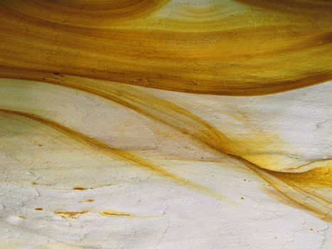 sandstone texture with iron traces in australia, devonian stones