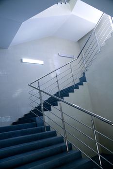 stairs in business building going on an next floor