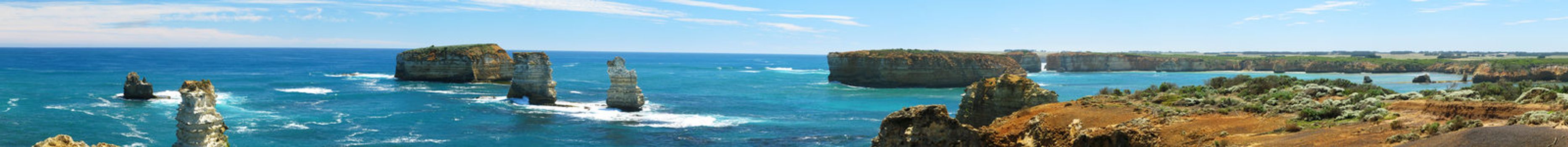 panorama of the south coast of australia