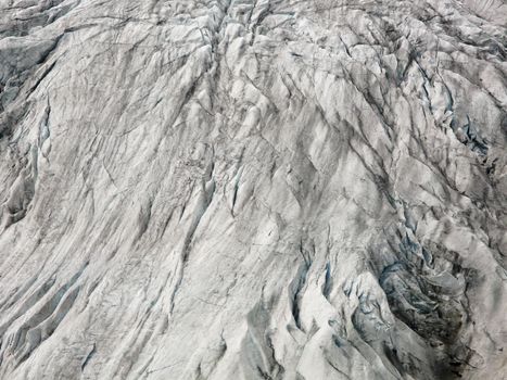 detail of a glacier, ice field, surface