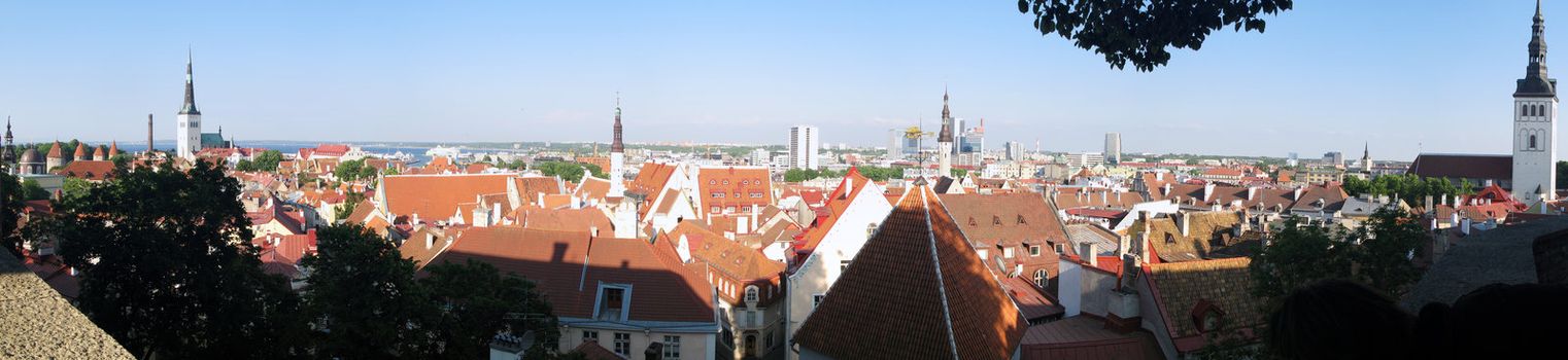 Panorama view of Tallin, the capital of Estonia