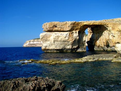 The Azure Window in Dwejra, limits of San Lawrenz, Gozo - Malta.