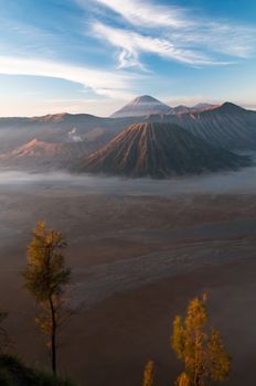 Gunung Bromo Volcano on Java Island in Indonesia