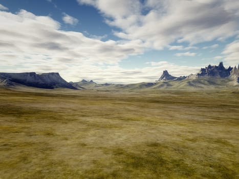 An image of a landscape without vegetation