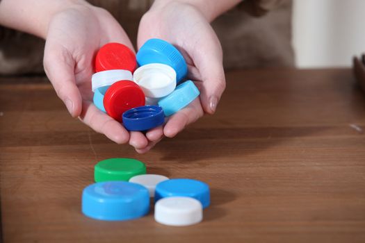 Plastic bottle tops