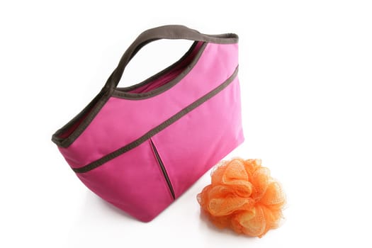 Pink washbag