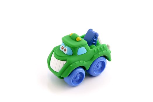 Toy truck with face