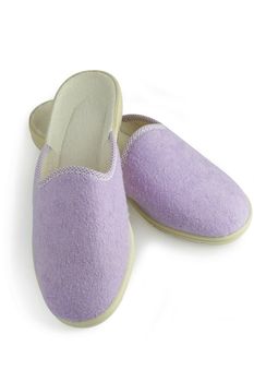 Purple slippers