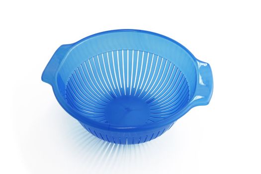 Blue colander