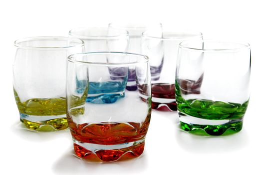 Colorful glassware