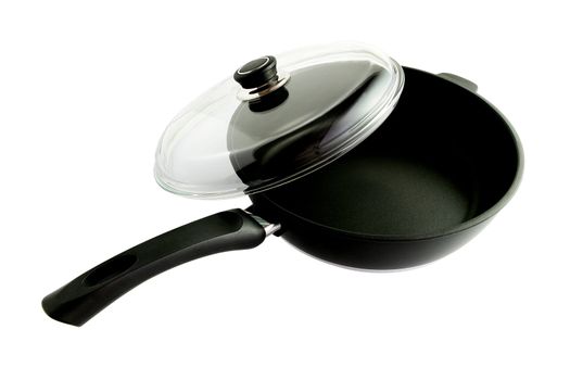 Saucepan with glass lid