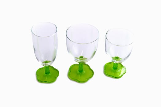 Empty drinks glasses