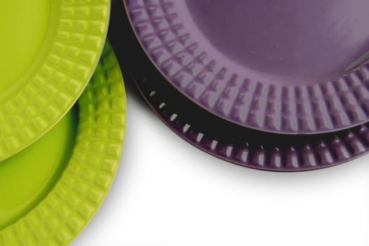 Colorful dinner plates