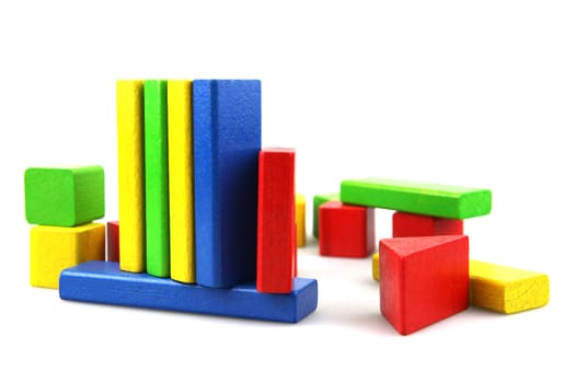 Wooden building blocks